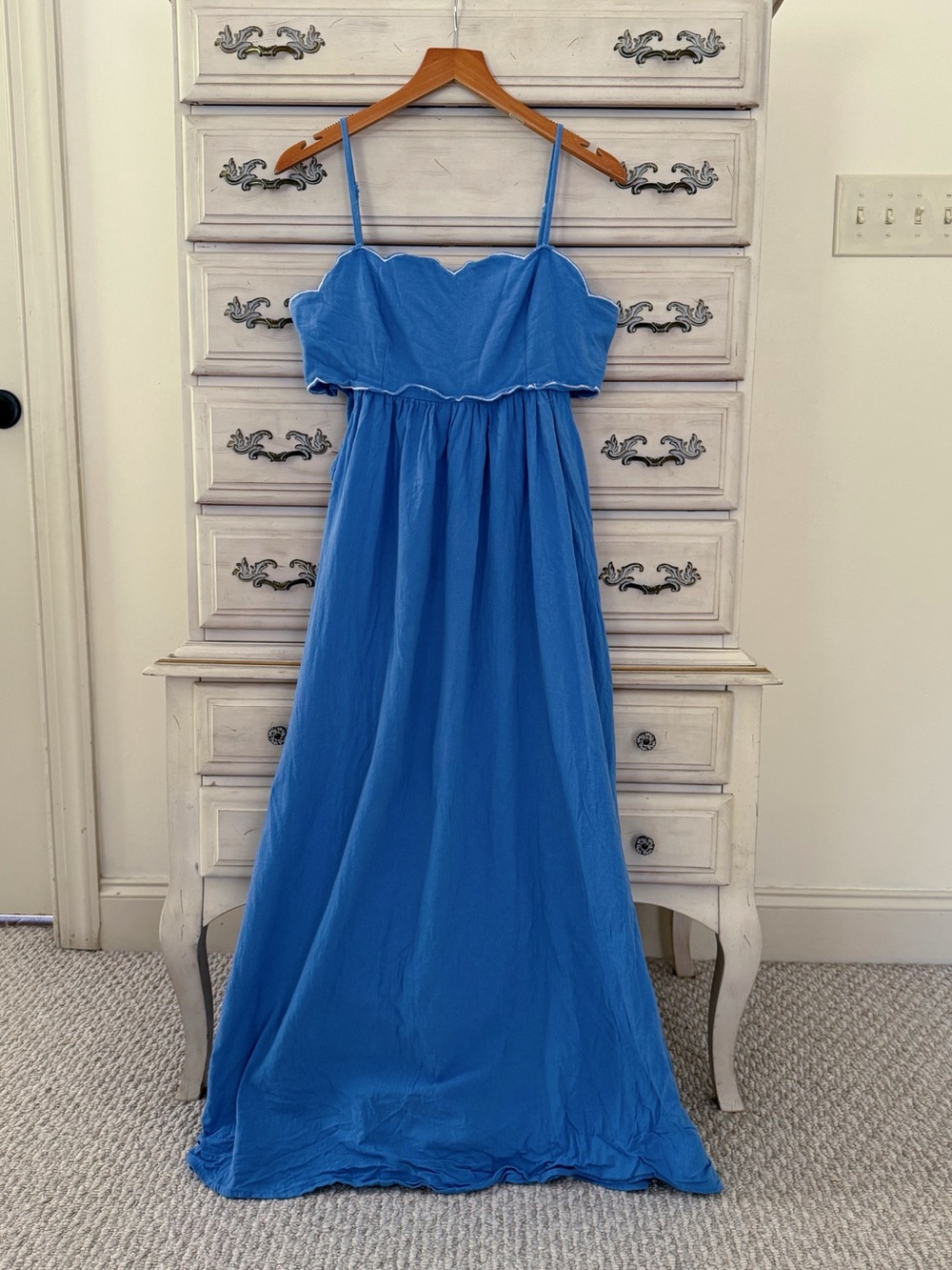 Blue Santorini Euro Summer Maxi Dress - Picture 2 of 4